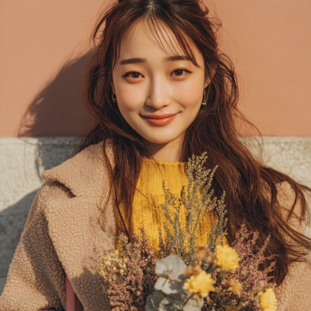 マッチングアプリでお相手と安全に出会った女性の画像