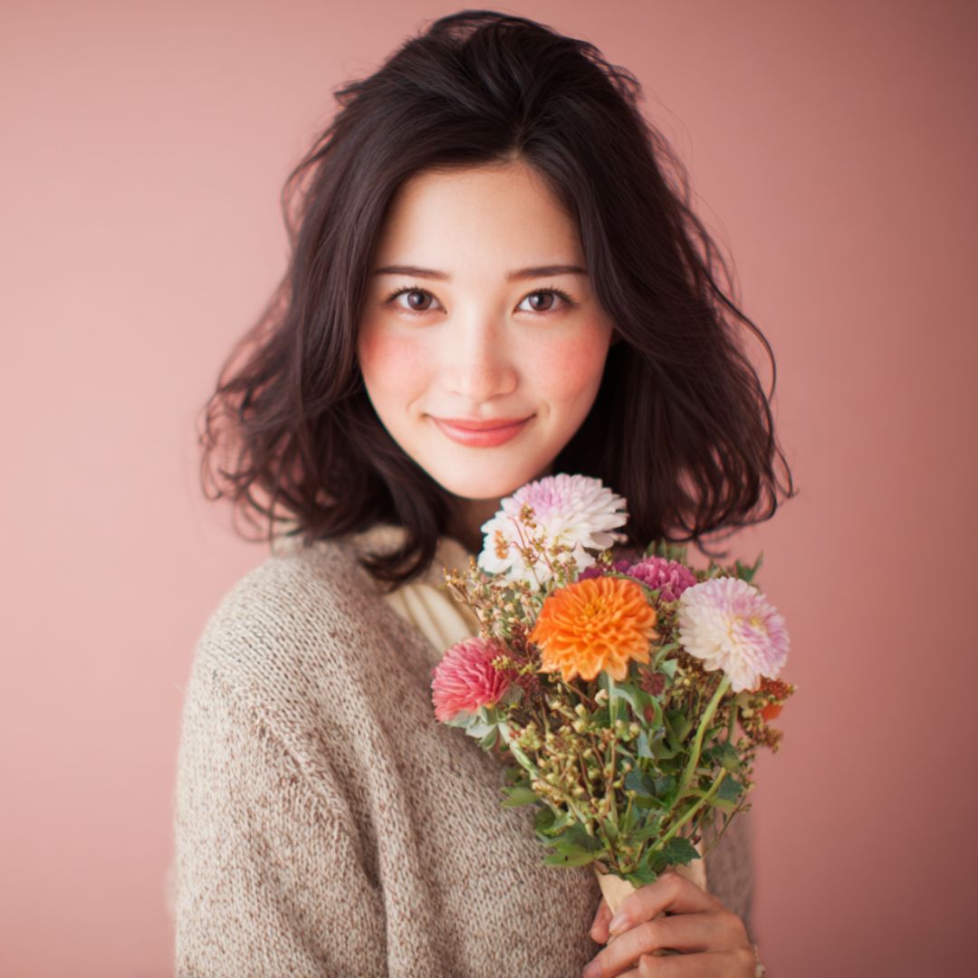 職場以外での婚活を目指す女性の画像