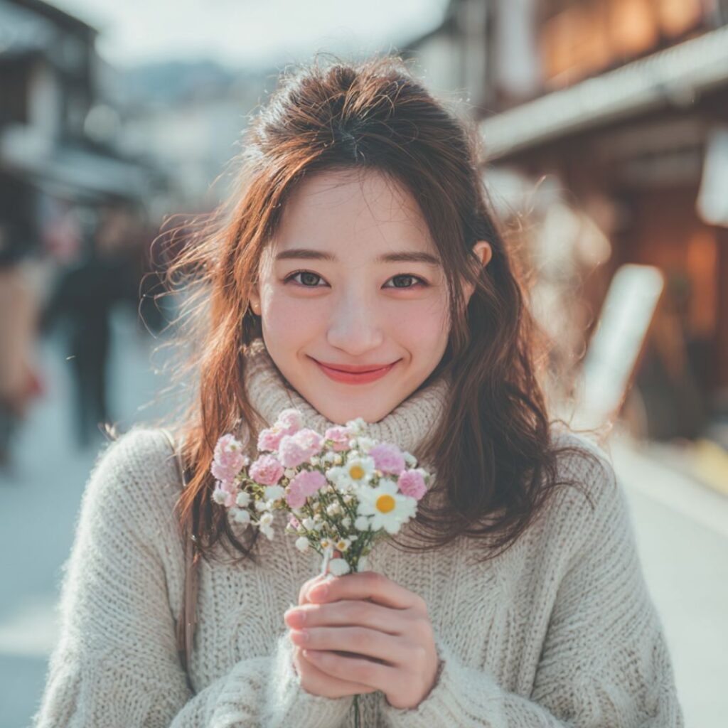 マッチングアプリで婚活を始める女性の画像