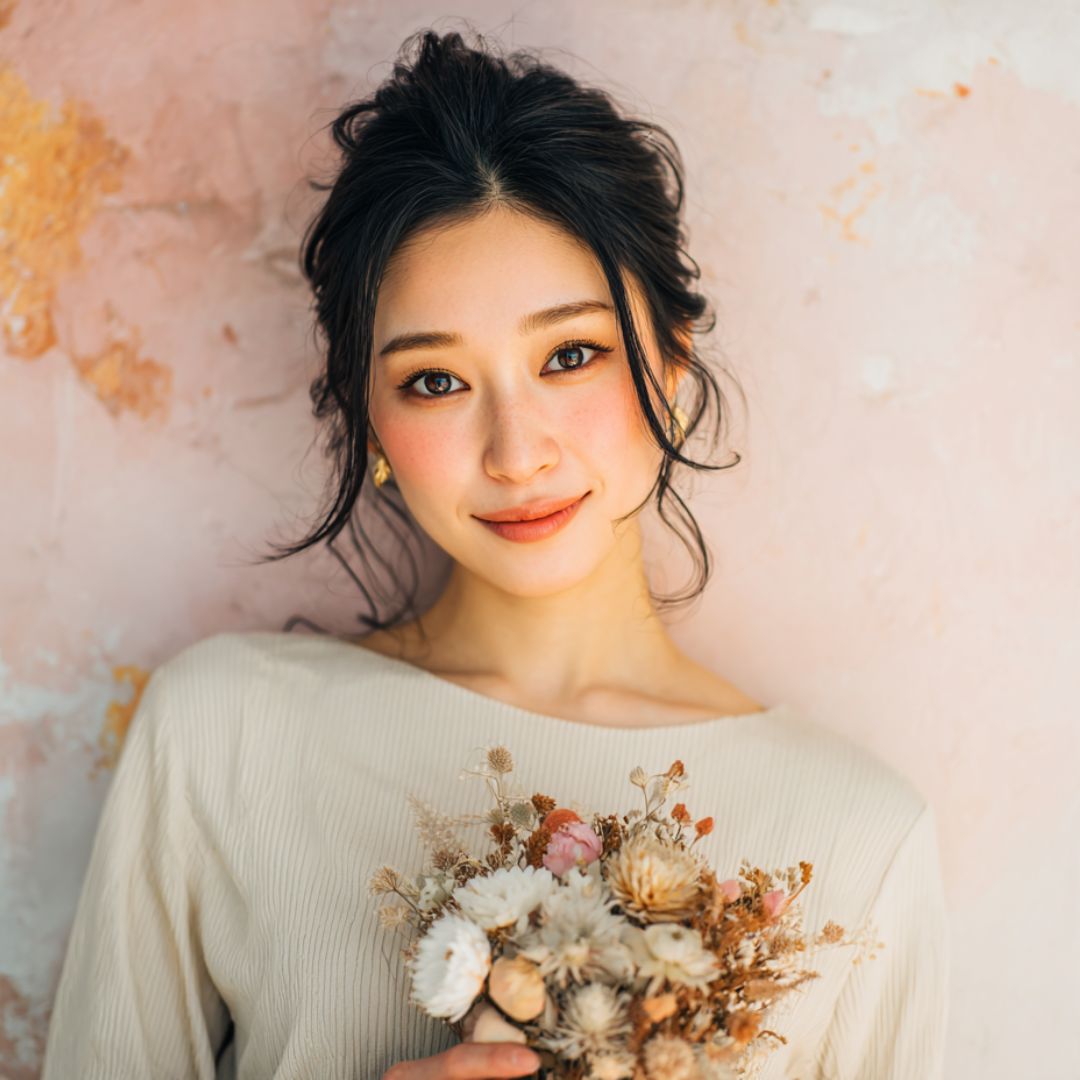 マッチングアプリで婚活を始める女性の画像