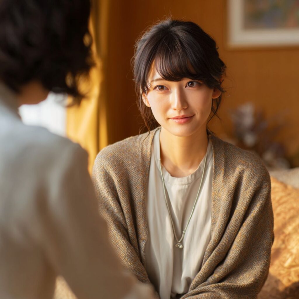 婚活相談を受ける余生の画像