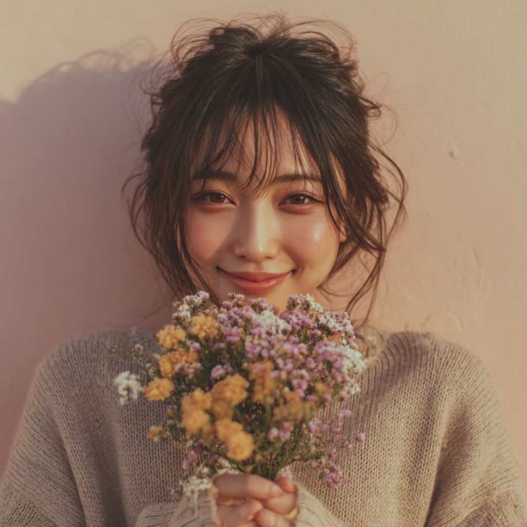 アニメ好きで婚活を始める女性の画像