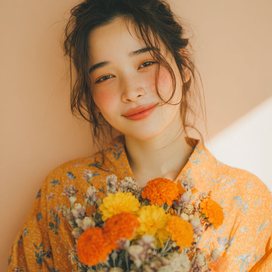 理想のパートナーシップを実現した女性の画像